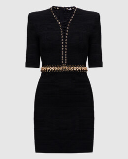 Balmain: Чёрное платье 