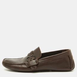 Bottega Veneta: Тёмные мокасины  Intrecciato