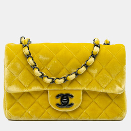 Chanel: Жёлтая сумка 