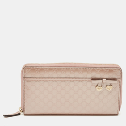 Gucci: Розовый кошелёк 