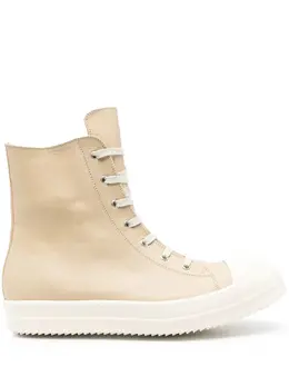 Rick Owens: Бежевые кроссовки 