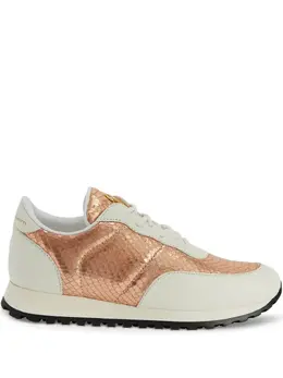 Giuseppe Zanotti: Розовые кроссовки  Jimi Running