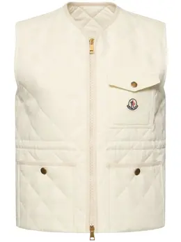 MONCLER: Стёганый жилет 