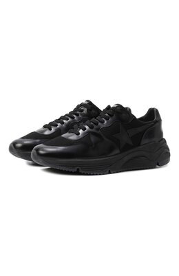 Golden Goose Deluxe Brand: Чёрные кроссовки  Running Sole