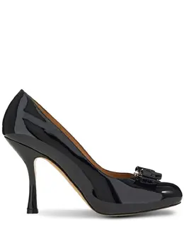 Ferragamo: Чёрные туфли  Vara