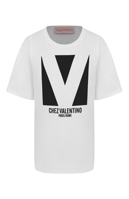 Valentino: Хлопковая футболка 