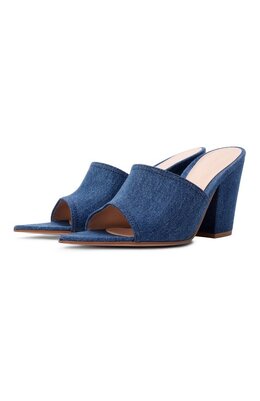 Gianvito Rossi: Синие сабо 
