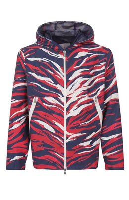 Moncler: Куртка с абстрактным принтом 