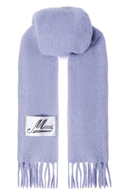 Marni: Голубой шарф 