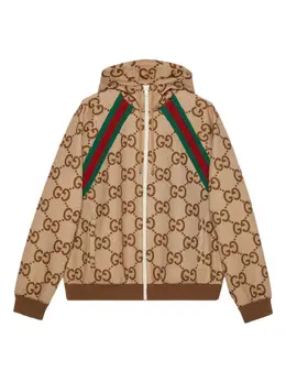 Gucci: Куртка  GG Supreme с капюшоном