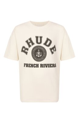 Rhude: Хлопковая футболка 