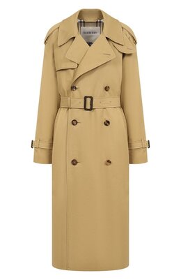 Burberry: Хлопковый плащ 