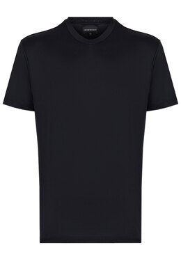 EMPORIO ARMANI: Синяя футболка 