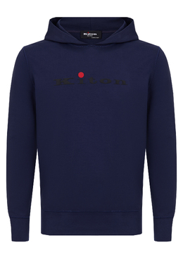 KITON: Синий свитер 