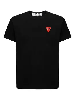 Comme Des Garçons Play: Хлопковая футболка 