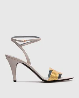 Valentino: Бежеві босоніжки 