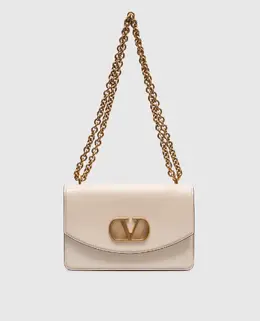 Valentino: Бежеві сумки 