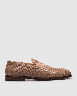 Brunello Cucinelli: Бежевые туфли 