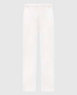 Brunello Cucinelli: Бежевые брюки 