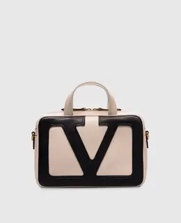 Valentino: Бежеві сумки 