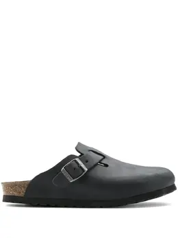 Birkenstock: Чёрные сабо  Boston