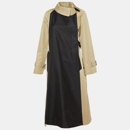 Sacai: Бежевое пальто 