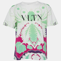 Valentino: Многоцветная футболка  VLTN
