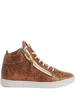 Giuseppe Zanotti: Коричневые кроссовки  Kriss