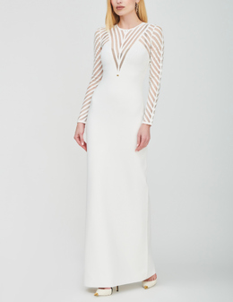 ELISABETTA FRANCHI: Белое платье 