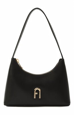 Furla: Чёрная сумка 