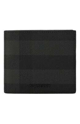 Burberry: Серый кошелёк 
