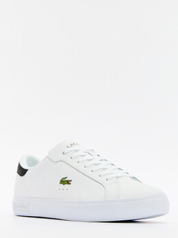 Lacoste: Белые кроссовки 