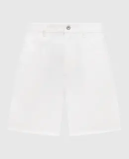 Jil Sander: Белые шорты 