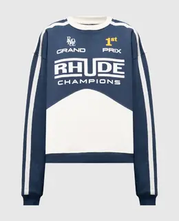 Rhude: Синий свитшот 