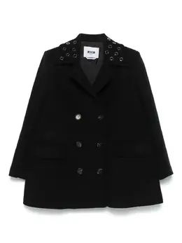 MSGM: Чёрное пальто 