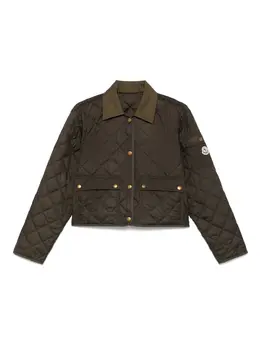 Moncler: Зелёная куртка 