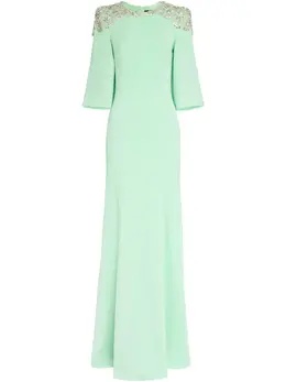 Jenny Packham: Зелёное платье 