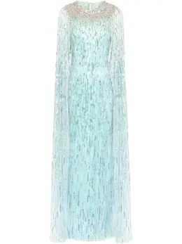 Jenny Packham: Голубое платье 