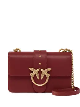 PINKO: Бордовая сумка  Love Birds
