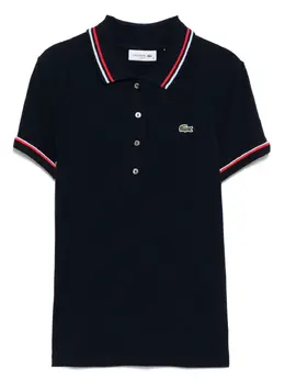 Lacoste: Синее поло 