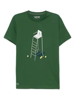 Lacoste: Футболка с принтом 