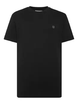 Philipp Plein: Чёрная футболка  Gothic Plein