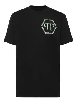 Philipp Plein: Чёрная футболка  Hexagon