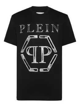 Philipp Plein: Чёрная футболка  Hexagon