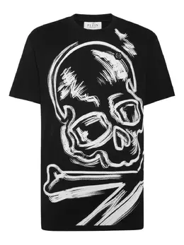 Philipp Plein: Чёрная футболка  Skull
