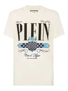 Philipp Plein: Светлая футболка 