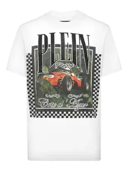 Philipp Plein: Белая футболка 