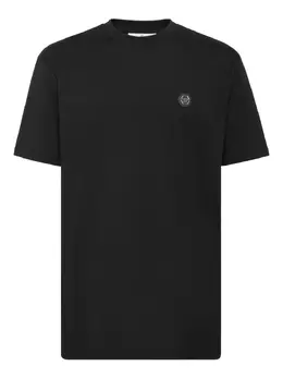 Philipp Plein: Чёрная футболка  Gothic Plein