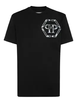 Philipp Plein: Чёрная футболка  Hexagon