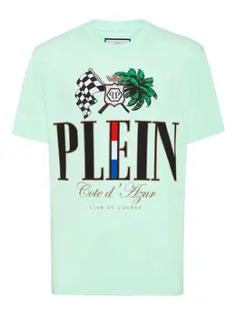Philipp Plein: Зелёная футболка 